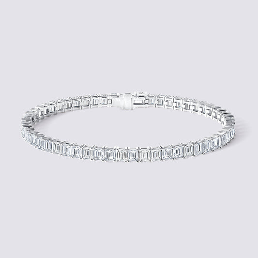 14K Emerald Tennis Bracelet