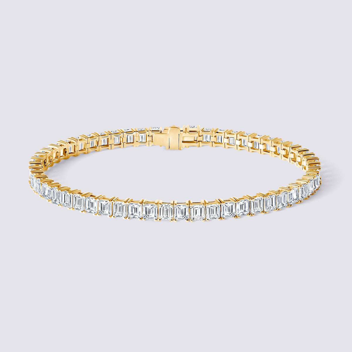 14K Emerald Tennis Bracelet