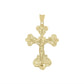 Cross Pendant - 10K Yellow Gold