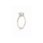 14K Oval Solitaire — Cathedral