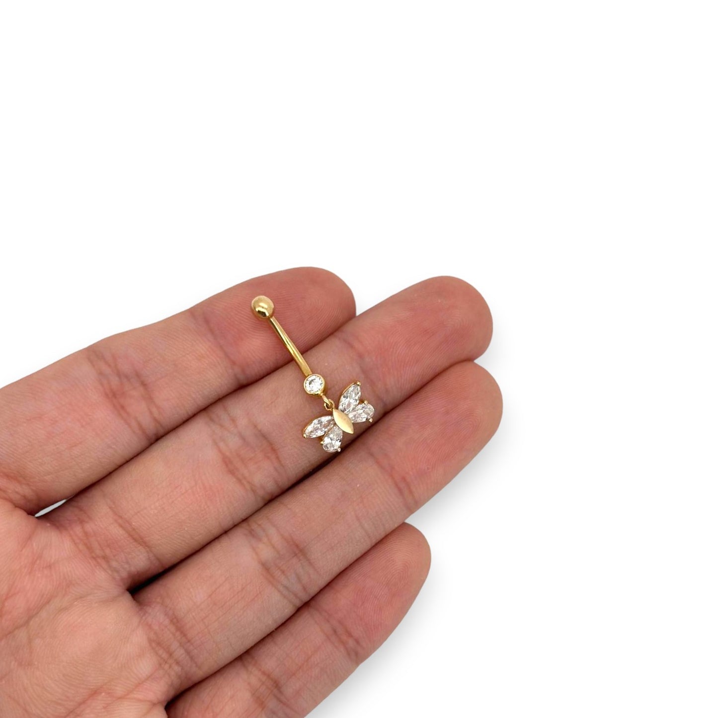 Belly Piercing - 14K Yellow Gold