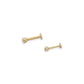 Nose Ring CZ - 14K Yellow Gold