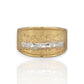 Rectangle Last Supper Ring - 10K Yellow Gold