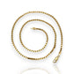 Box Chain Necklace - 10k Yellow Gold - Solid