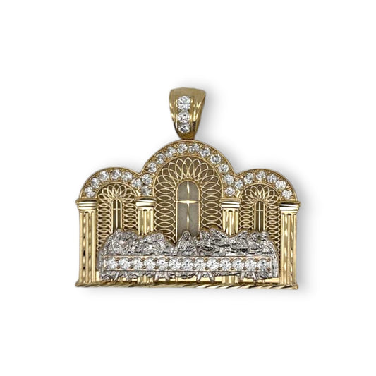 Last Supper Pendant - 10K Yellow Gold