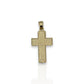 Cross Pendant - 10K Yellow Gold