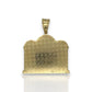 Last Supper Two Tone Pendant - 14k Yellow Gold