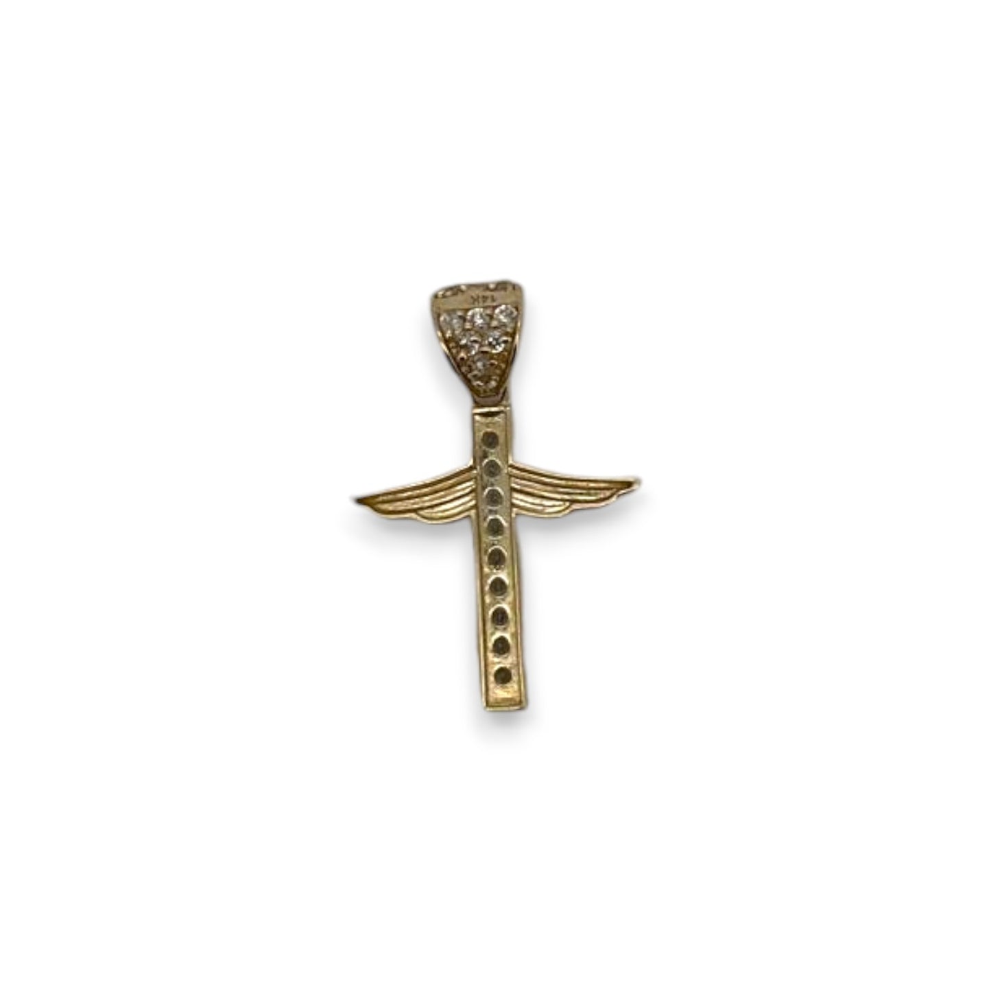 Cross Pendant - 14K Yellow Gold