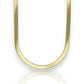Herringbone Chain Necklace - 14K Yellow Gold - Solid