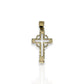 Cross Pendant - 10K Yellow Gold