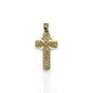 Cross Pendant - 10K Yellow Gold