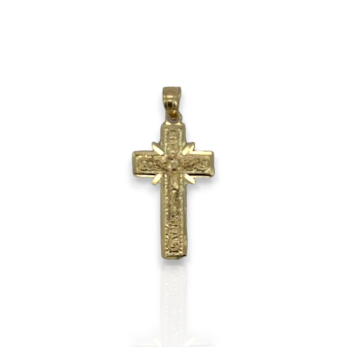 Cross Pendant - 10K Yellow Gold