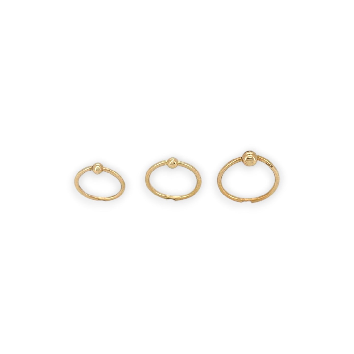 Nose Ring - 14K Yellow Gold