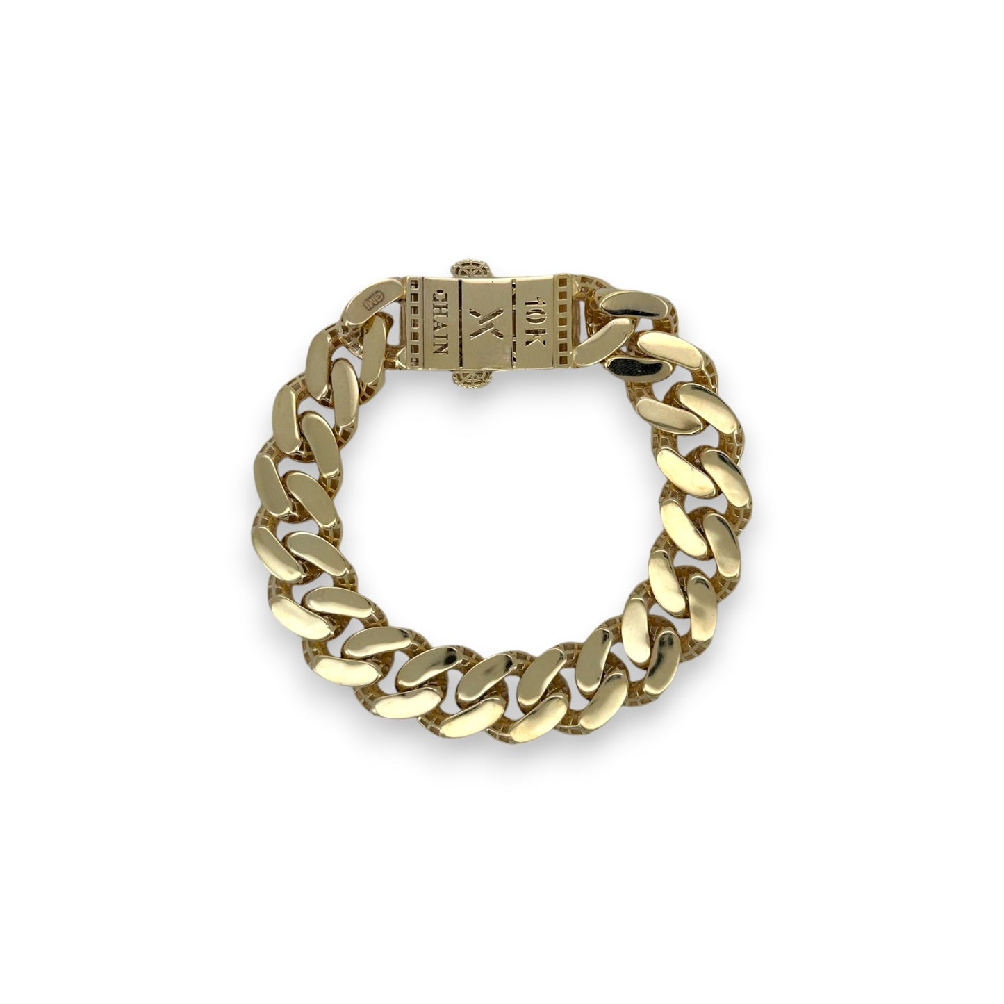 Monaco Hollow Anklet - 10K Yellow Gold