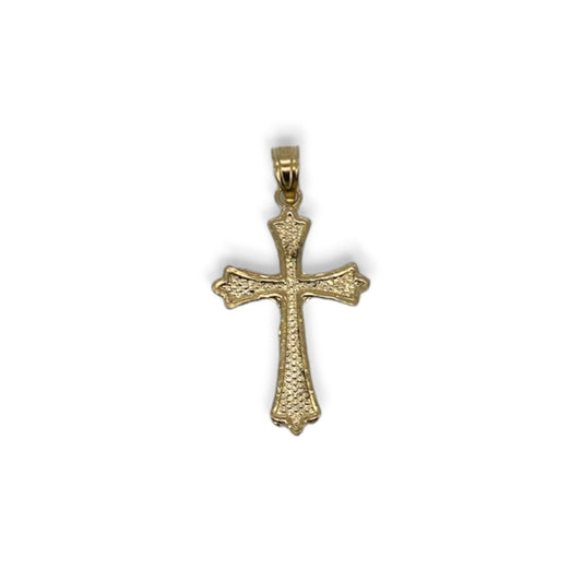 Cross Pendant - 10K Yellow Gold