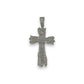 Cross Pendant - 10K Two Tone