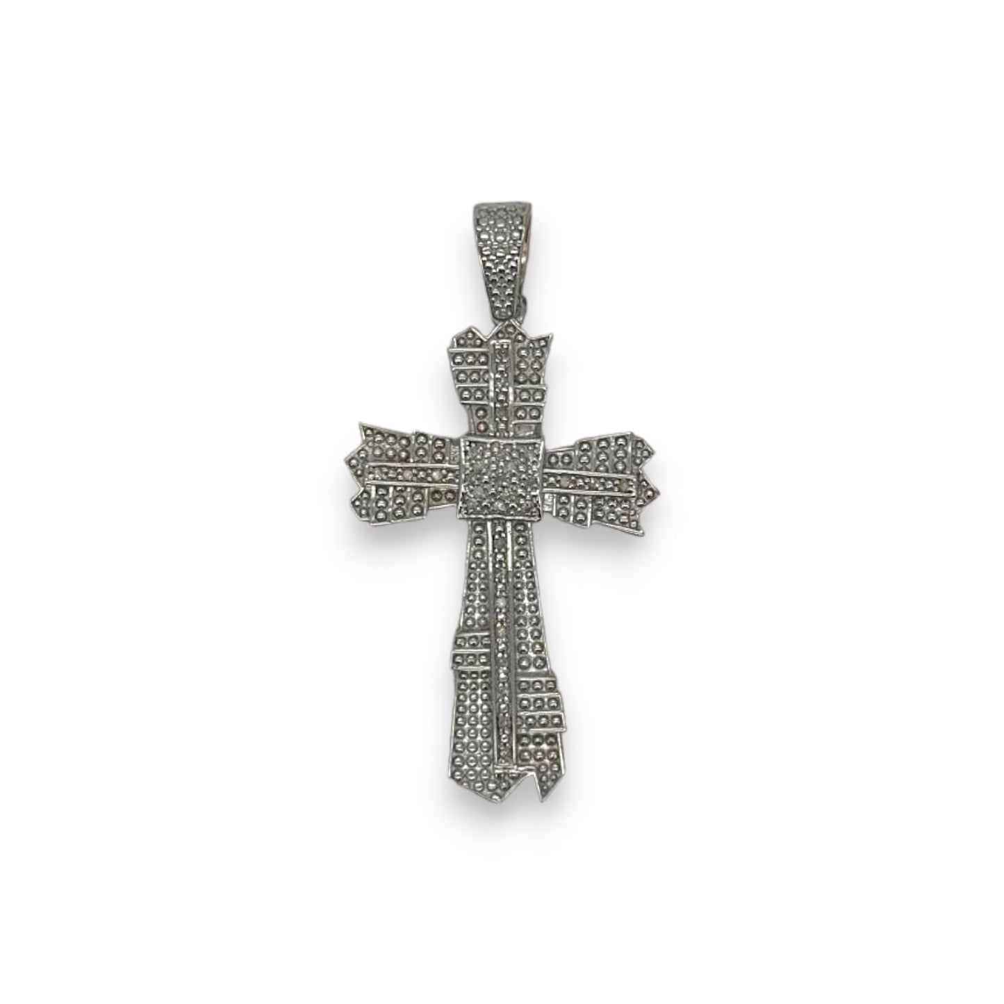 Cross Pendant - 10K Two Tone