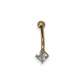 Belly Piercing - 14K Yellow Gold