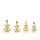Anchor Crucifix Pendant with Ship Wheel - 10K Yellow Gold