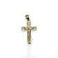 Cross Pendant - 10K Yellow Gold