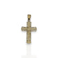 Cross Pendant - 10K Yellow Gold