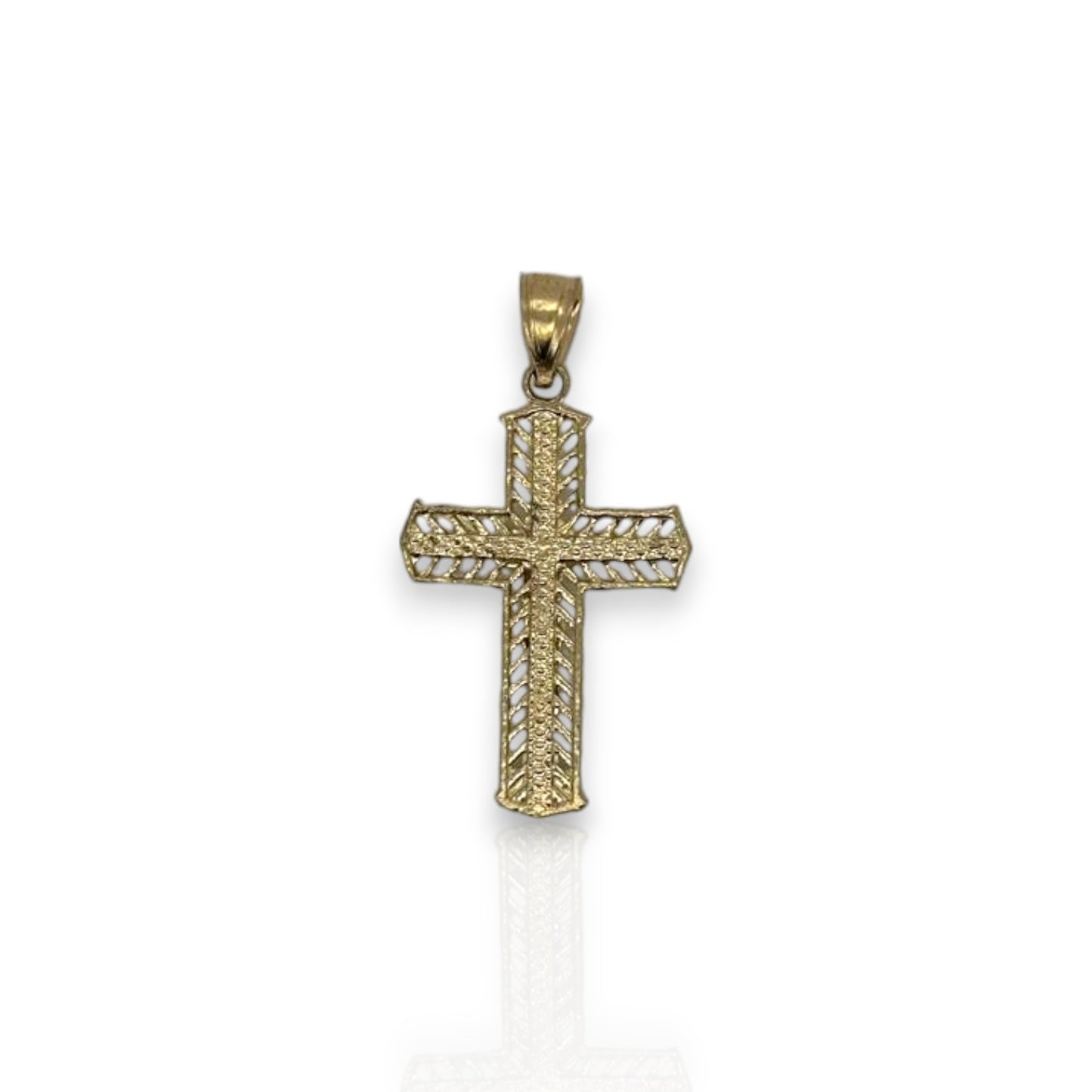 Cross Pendant - 10K Yellow Gold