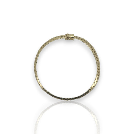 Miami Cuban Anklet - 10K Yellow Gold