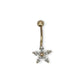 Belly Piercing - 14K Yellow Gold