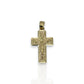 Cross Pendant - 10K Yellow Gold