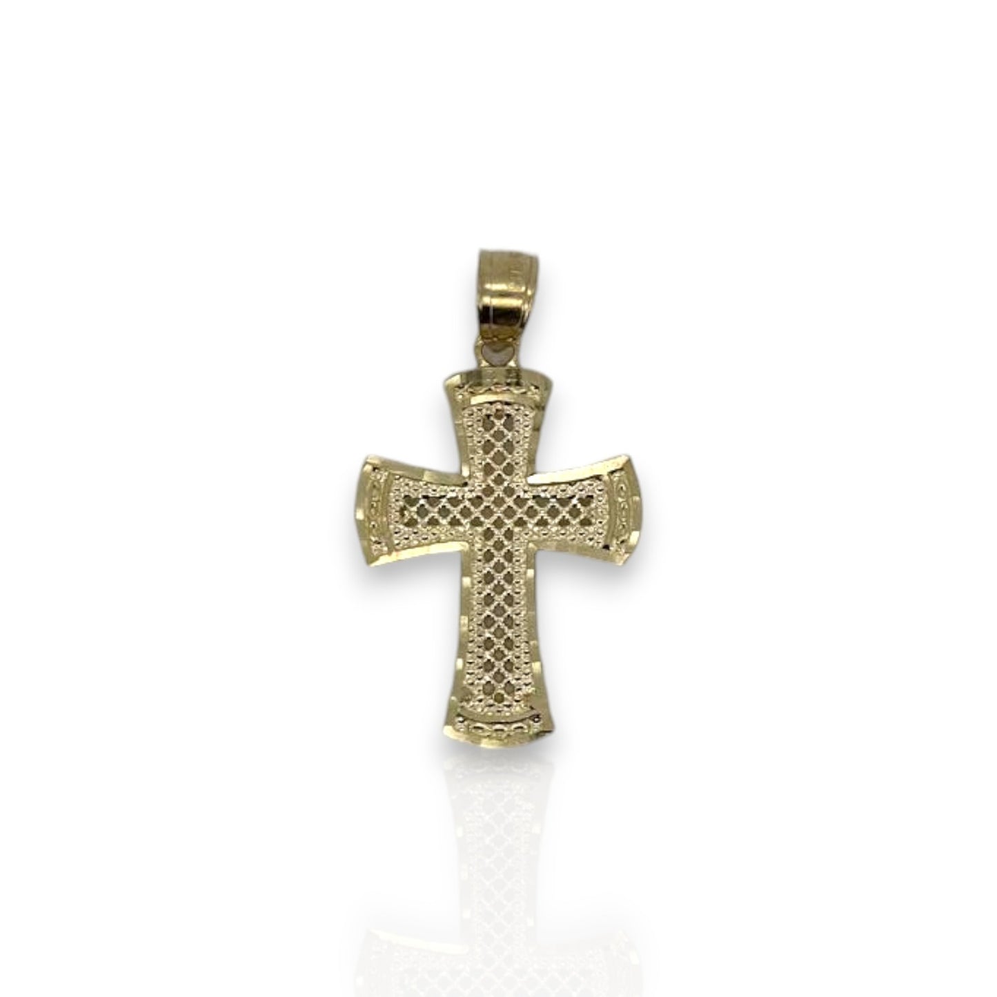 Cross Pendant - 10K Yellow Gold