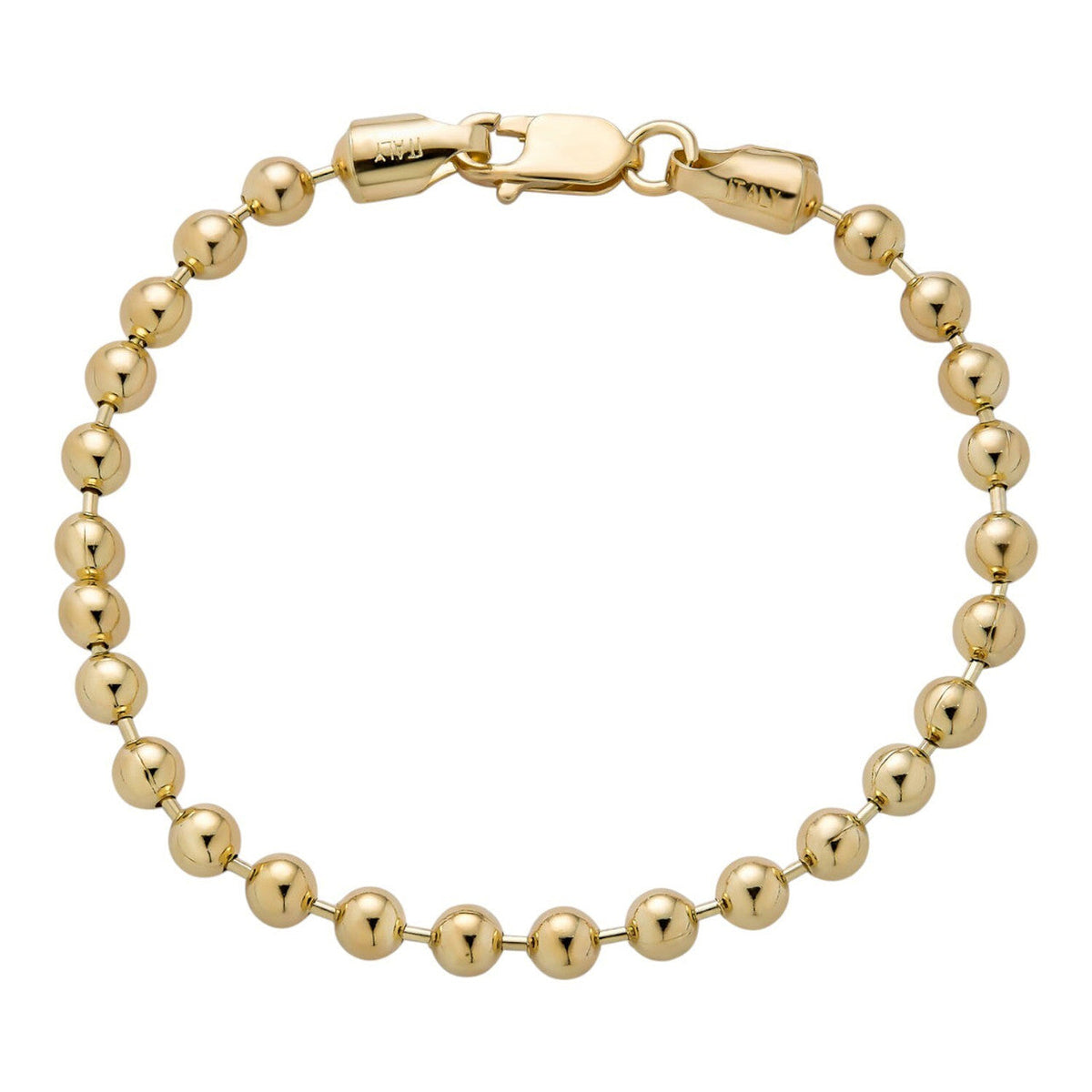 Ball Bead Bracelet - 14k Gold Vermeil 925 Sterling Silver