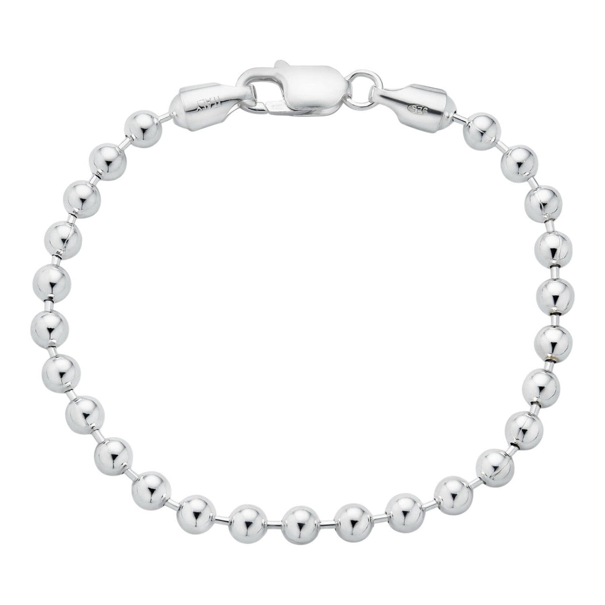 Ball Bead Bracelet - 925 Sterling Silver