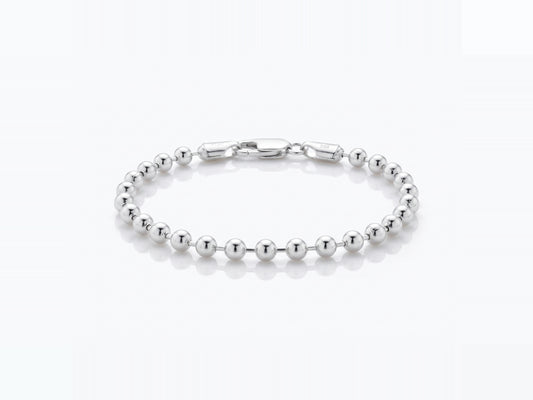 Ball Bead Bracelet - 925 Sterling Silver