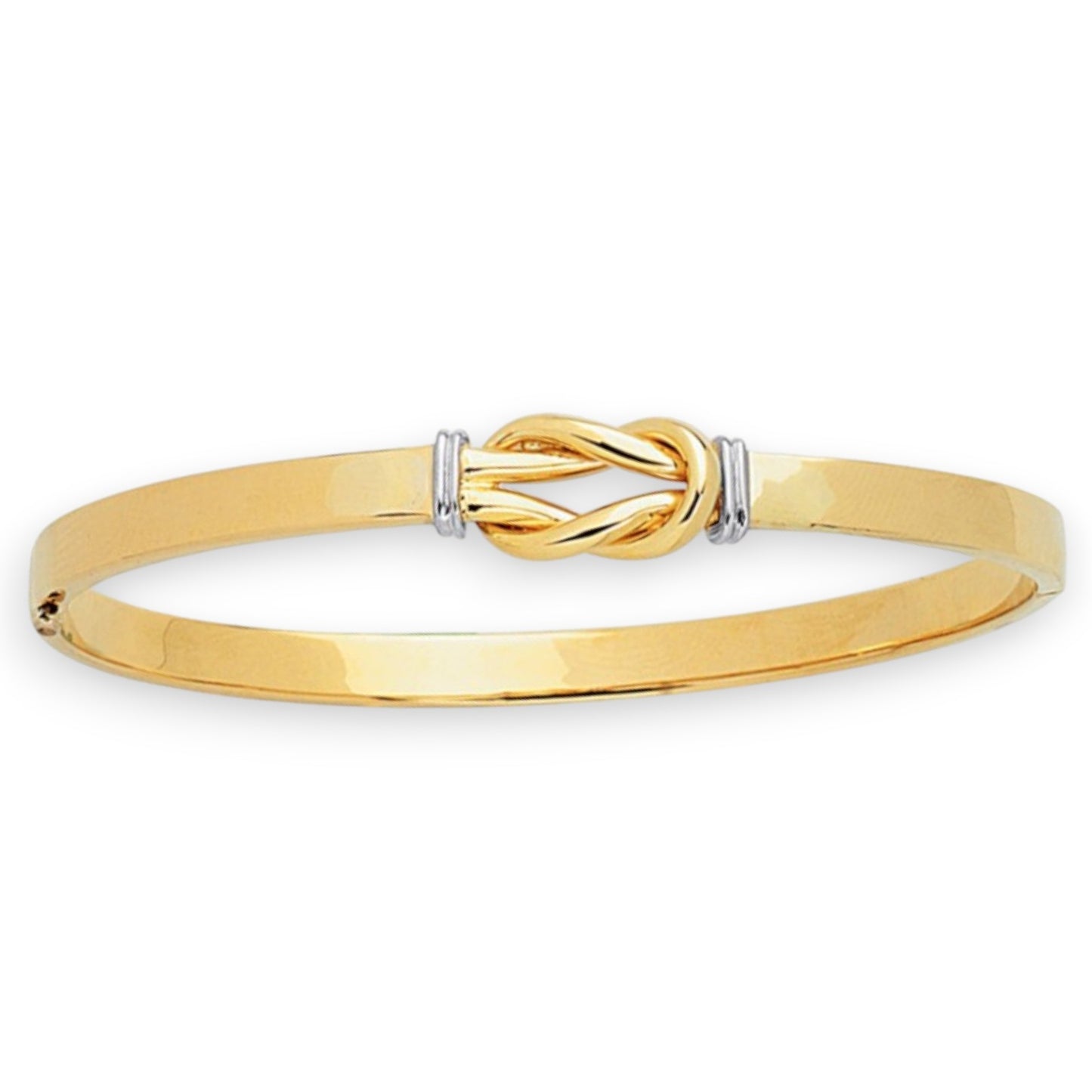 Love Knot Bangle - 14k Yellow Gold