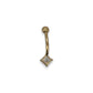 Belly Piercing - 14K Yellow Gold