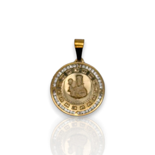 Medallion St Barbara - 10K Yellow Gold