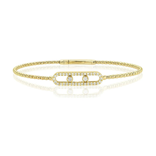 Bezeled Flexible Bangle