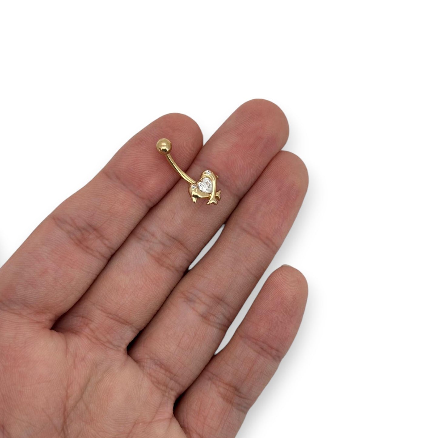 Belly Piercing - 14K Yellow Gold