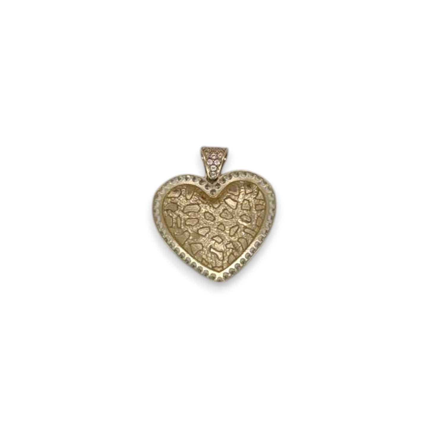 Heart Custom Picture Pendant - 10K Yellow Gold