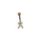 Belly Piercing - 14K Yellow Gold