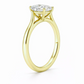 14K Oval Solitaire — Cathedral