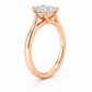 14K Oval Solitaire — Cathedral