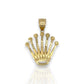 Crown Pendant  - 14k Yellow Gold
