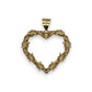 Heart Pendant - 14K Yellow Gold