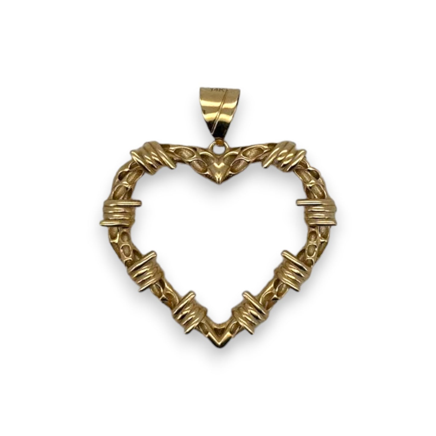 Heart Pendant - 14K Yellow Gold