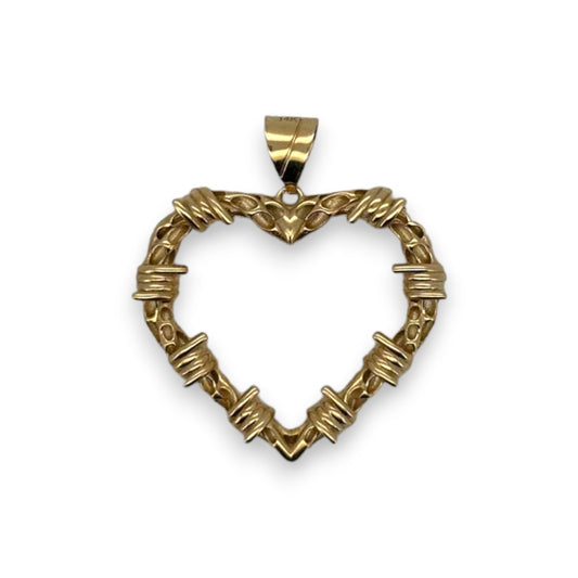 Heart Pendant - 14K Yellow Gold