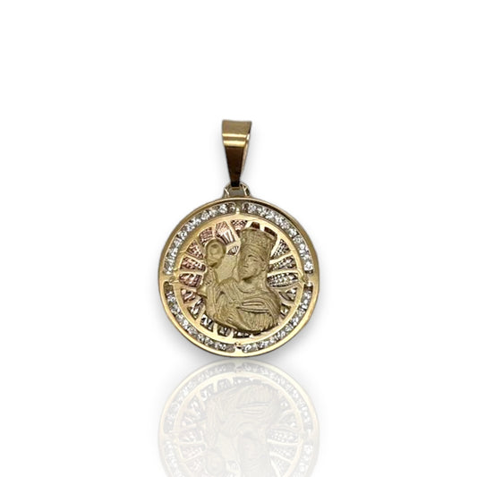 Medallion St Barbara - 10K Yellow Gold