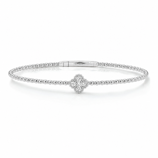 Single Clover Flex Bangle