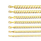 Curb Cuban Link Chain Necklace 14K Yellow Gold - Hollow