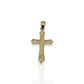 Cross Pendant - 10K Yellow Gold